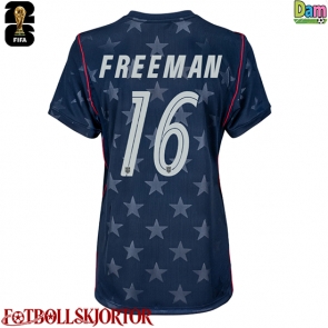 Förenta stater Alex Freeman #16 Bortatröja Dam VM 2026 Kortärmad